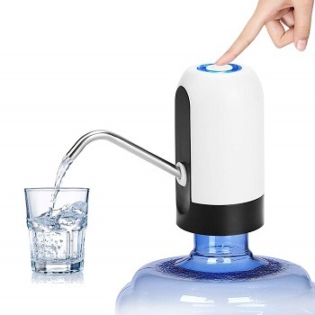 Electric USB Rechargable Water Bottle Pump