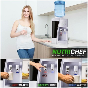 Nutrichef Countertop Water Cooler and Dispenser review