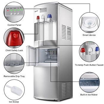 Costway Model with Built-in Ice Maker review